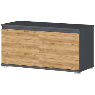 Germania Die M&ouml;belmacher Gw-lissabon 3474-562 Scarpiera, Antracite/imitazione Rovere Navarra, (l/h/p), 96 X 52 X 40 Cm