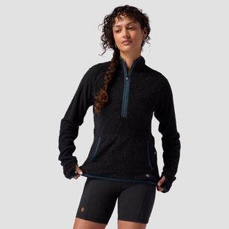 Backcountry Highliner Primaloft Air-Perm Fleece 1/4-Zip - Womens in Black at Nordstrom, Size X-Large