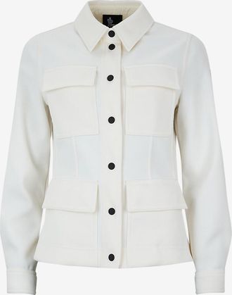 Moncler Flanellhemd mit Kragenausschnitt