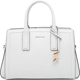 Michael Michael Kors Borsa tote Laila media - Bianco