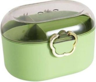 Trade Shop Trade Shop - Contenitore Organizzatore Per Cassetti Arredamento Colore Verde Dim. 27x24x18 Cm