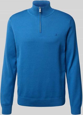 Armedangels Armedangels Regular Fit Troyer aus reiner Baumwolle Modell FAABES in Royal, Größe XXL