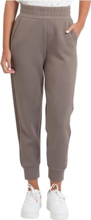 Guess Stretch Viscose Blend Track Pants - Dames - Sweatpants - Bruin - M - Broeken