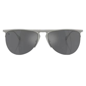 Ferrari Mirror Silver Pilot Unisex Sunglasses FH1016 104/6G 59