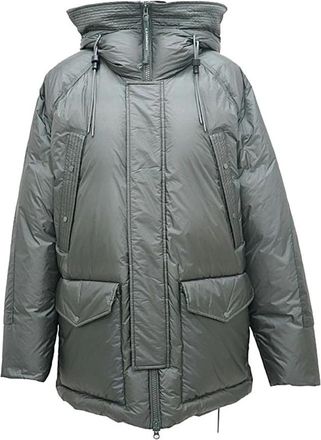 C.P. Company Giubbotto lungo Goggle - Heren - Winterjassen - Grijs - S - Jassen