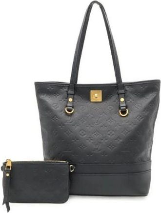 Louis Vuitton Pre-owned Citadin Monogram Empreinte Tote Bag - Dames - Vintage Shopper - Blauw - ONE Size - Leer - Vintage