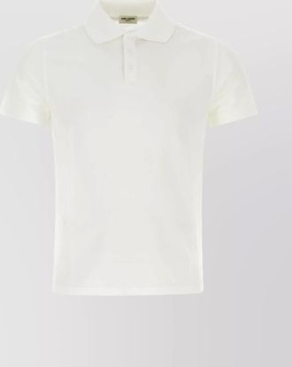 Saint Laurent cotton short-sleeve polo shirt