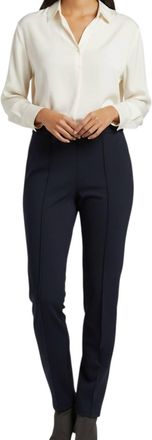 Krisa Pin Tuck Ponte Pant In Shadow