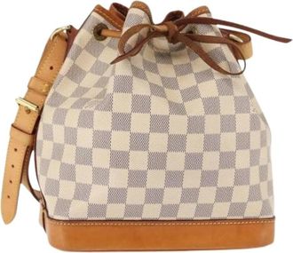 Louis Vuitton Pre-owned Bucket Bags, female, White, Size: ONE SIZE Pre-owned Bucket Bag