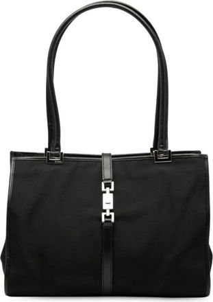Gucci Pre-owned Tote Bags, female, Black, Size: ONE SIZE Pre-owned Classic Tote Bag