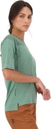 Mons Royale Diversion Merino Short-Sleeve Bike Jersey - Womens in Thyme/cypress at Nordstrom, Size Medium