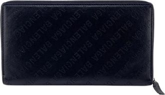 Balenciaga Pre-owned Wallets, male, Black, Size: ONE SIZE Pre-owned Leather Wallet