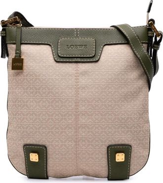 Loewe Pre-owned Loewe Anagram Canvas New Road Crossbody Ladies 340808
