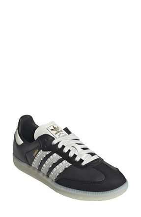 adidas Gender Inclusive Samba OG Sneaker in Carbon/Off White/Black at Nordstrom, Size 7.5 Womens