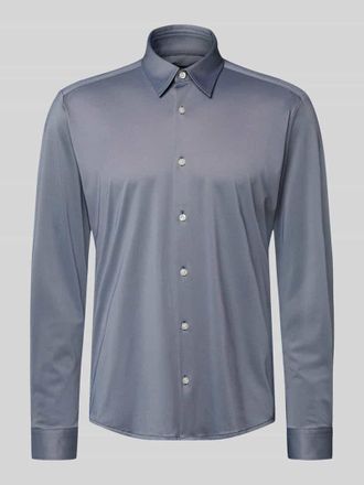 HUGO BOSS Regular Fit Freizeithemd mit Kentkragen Modell LIAM in Blau, Gr&ouml;&szlig;e XXL