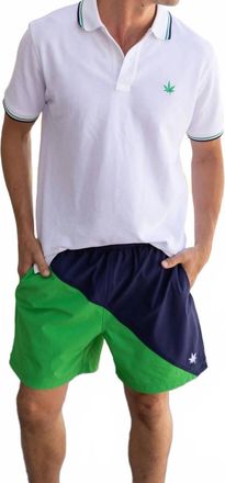 Boast Split Angle Swim Short In Starboard