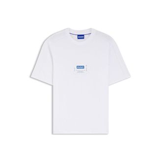 HUGO BOSS Cotton-jersey T-shirt with workwear-inspired logo label