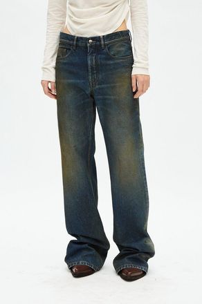 Ann Demeulemeester Genoveva 5-pockets Relaxed Flared Trousers Oiled s