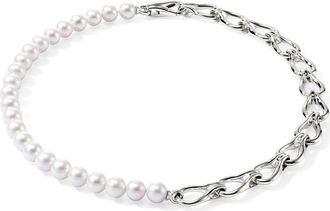 John Hardy Surf Silver Necklace in Sterling Silver at Nordstrom, Size 18