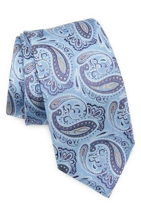 Eton Paisley Silk Tie in Blue at Nordstrom Rack