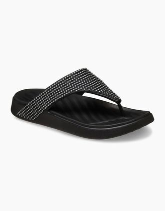 Crocs Womens Getaway Triangle Flip Womens Sandals - Black - Size: 8