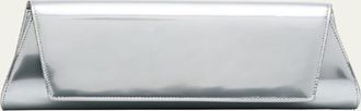 Akris Anouk Small Metallic Leather Clutch Bag