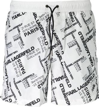 Karl Lagerfeld Polyester Mens Swim Mens Boxer