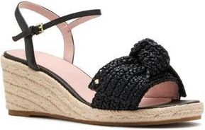 Kate Spade New York leandra ankle strap wedge sandal in Black at Nordstrom Rack, Size 7.5