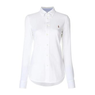 Polo Ralph Lauren Long Sleeve Blouse Heidi - female - Polo Ralph Lauren - Shirts - White - XS - Blouses & Shirts