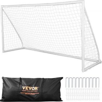 OEM Fu&szlig;balltor Profi Soccertor 1 Stk. 371 X 121,5 X 183 Cm, Outdoor Fu&szlig;balltor, Tragbares Fu&szlig;balltor, Hochwertige Outdoor Torwand F&uuml;r Erwachsene & Kinder,