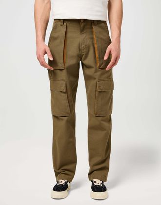 Wrangler Cargohose WRANGLER WRANGLER Cargohose Cj Rel Cargo Pant, Herren, Gr. 28, L&auml;nge 32, beige, Obermaterial: 100% Baumwolle CO., Hosen Cargohose