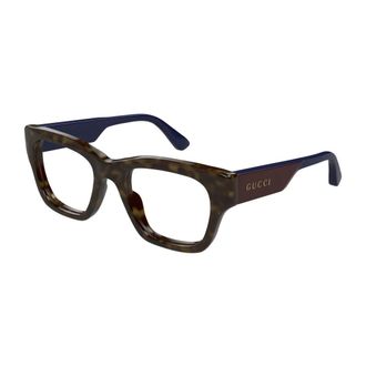 Gucci Gg 1669O 006 Optical Frame - Heren - Brillen - Bruin - 52 MM - Accessoires