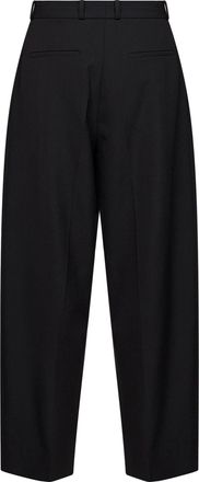STUDIO NICHOLSON Mens Trousers Line Technical Wool Black Polyester