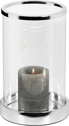 Edzard Premium Windlicht Sanremo ø 16.5 / H 26 cm - edel versilbert und anlaufgeschützt