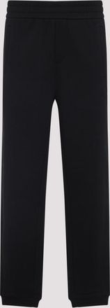 Moncler Black Cotton Sweat Bottoms