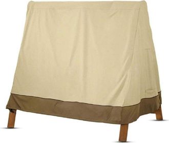 OEM Housse De Balancelle De Jardin 3 Places Imperm&eacute;able, 210d Oxford Anti-uv Couverture De Protection,beige,182x139x170cm