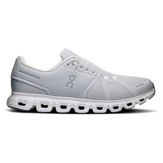 On Mens Cloud 6 - Running Shoes Grey/White Size 10.0