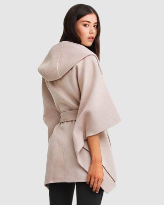 Belle & Bloom Jackson Landing Wool Blend Cape Coat