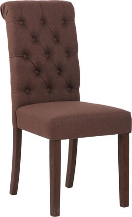 Clp Silla De Comedor Lisburn Marr&oacute;n Tela