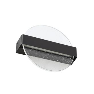 Lucande Lucande L&aacute;mpara De Pared Led Exterior narkelo En Negro Vidrio