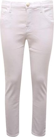 Jacob Cohen Kimberly Crop Broeken - Dames - Slim Fit Broeken - Wit - W25 - Katoen - Broeken