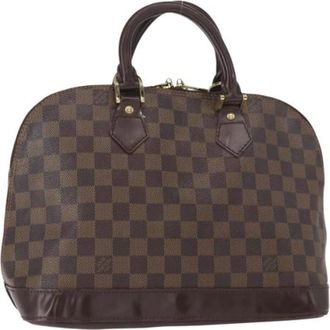 Louis Vuitton Pre-owned Handbags, female, Brown, Size: ONE SIZE Pre-owned Vintage Canvas Handbag