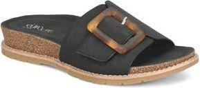 S&ouml;fft Galilee Slide Sandal in Black at Nordstrom Rack, Size 7.5