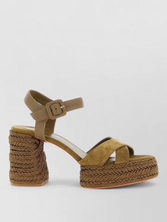 Christian Louboutin calakala sandals platform sole ankle strap