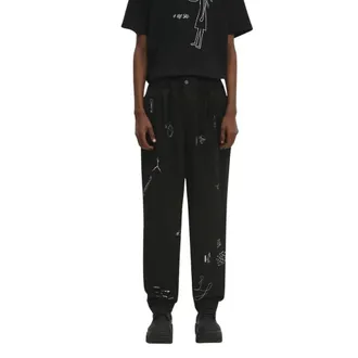 Undercover Hombre, Pantalones, Negro, Talla: M