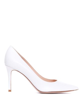Gianvito Rossi White D&eacute;collet&eacute;