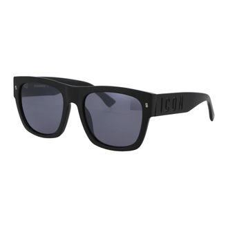 Dsquared2 Sunglasses, male, Black, Size: 55 MM Iconic Sunglasses Model 0004/S