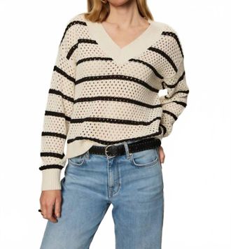 Sanctuary Airy Open Neck Sweater In Multi