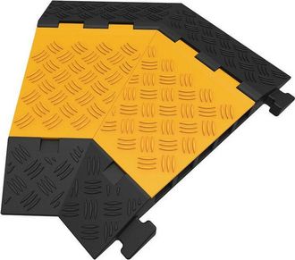 OEM Puente De Mangueras Y Cables H50mm Goma Negro / Amarillo Derecha