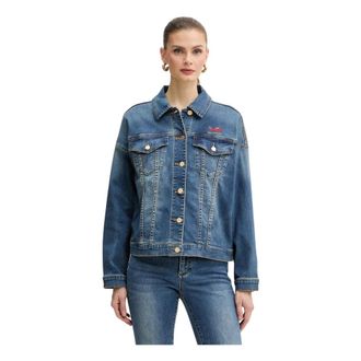 A|X Armani Exchange Denim Jacket - Dames - Spijkerjassen - Blauw - XS - Denim - Jassen